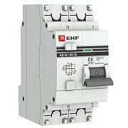 АД-32 1P+N 6А (С) 30мА тип AC эл. 4,5кА  PROxima (DA32-06-30-pro) / Автоматический выключатель дифференциального тока