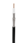 RG-11U, 75 Ом, CCS/Al/Al, 83%, 305 м, черный OUTDOOR (01-3011) / Кабель коаксиальный радиочастотный