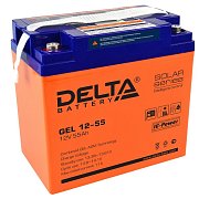 Delta GEL 12-55 / Аккумулятор герметичный свинцово-кислотный