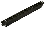 SHE19-9SH-CB / Блок розеток 19"