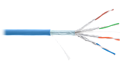 F/FTP 4pair, Cat6a, Solid, In, нг(А)-HF (NMC 4355C-IB) / Кабель «витая пара» (LAN) для структурированных систем связи