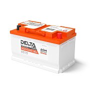 DELTA START MASTER 80 Ah AGM / Аккумулятор автомобильный герметичный свинцово-кислотный