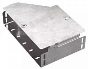 Переходник правый с крышкой Стандарт 300х200х80 (0,8мм) (PR16.0518) (Промрукав) / Переходник