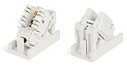 SIP2K-C6-M45-22.5 / Вставка 45х22,5 с наклонным модулем RJ-45 категории 6