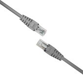 NTSS-PC-UTP-RJ45-6-0.15-LSZH-GY UTP RJ-45 кат.6 0.15м серый