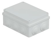 Коробка JBS150 150х110х70, 10 вых., IP55, белая (44009W-1) / Коробка монтажная