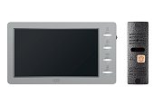 CTV-DP3702 Gamma (платина + серебро) / Комплект видеодомофона