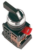 Переключатель ALCLR-22 на 3 положения "I-O-II" 1з+1р черный (BSW10-ALCLR-3-K02)