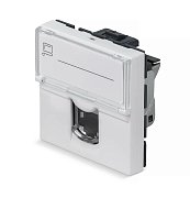 KJ-RJ45-Cat.6-SH-180T-FP-L-45 (11843c) / Вставка Keystone Jack RJ-45