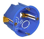 Коробка установочная СЗ для полых стен D68х45 (пластиковые лапки) GENERICA (UKG10-068-045-000-P-UO)
