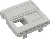 Вставка для 2-х модулей под RJ-45 кат.5e UTP, белая (45971 SBR)
