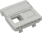 Вставка для 2-х модулей под RJ-45 кат.5e UTP, белая (45971 SBR) / Вставка для 2-х модулей