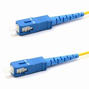 Патч-корд оптический соединительный (SM), 9/125 (OS2), SC/UPC-SC/UPC, (Simplex), LSZH, 1м REXANT (50-2000) / Патч-корд оптический