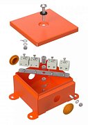 Коробка огнестойкая 110х110х65 (70-0360-FR6.0-8) / Коробка огнестойкая для открытой установки