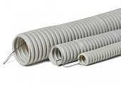 Труба ПВХ тяжелая ТГТ СЗ D16, серая, с зондом (710-001)