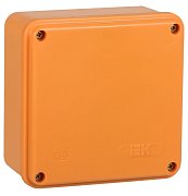Коробка распаячная огнестойкая ПС 100х100х50 6P 6мм² IP44 гладкие стенки (UKF20-100-100-050-6-6-09) / Коробка распаячная огнестойкая безгалогенная (HF)