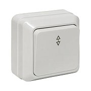 Рим Выключатель проходной 1-клавишный 10А (ENV10-025-10) / Выключатель проходной 1-клавишный 10А