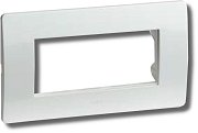 Рамка на 4 модуля, белая (75011W) / Рамка на 4 модуля, Brava