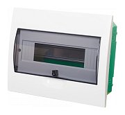 City9 Box 12 модулей встраиваемый с прозрачной дверцей (EZ9E112S2FRU) / Щиток модульный