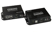 TLN-HiKMA/1+RLN-HiKMA/1 / Удлинитель HDMI, USB, RS232, ИК-сигнала