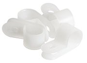 NMC-CHR13-WT-100 (100шт) / Клипса для кабеля