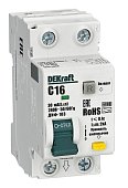 ДИФ-103 6кА NEW 1Р+N 16А 30мА AC (16311DEK)