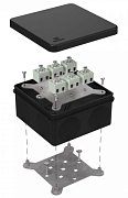 Коробка огнестойкая для о/п двухкомпонентная 100х100х50 (60-0300-9005-FR2.5-12) / Коробка огнестойкая