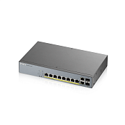 GS1350-12HP-EU0101F / Коммутатор сетевой PoE управляемый L2