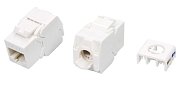 KJ8-8P8C-C6-180-TLS-WH / Вставка Keystone Jack RJ-45