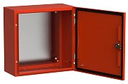 Корпус металлический TITAN 5 ЩМП-40.40.20 400х400х200 УХЛ1 IP66 RAL3020 красный с монтажной платой (TI5-13-N-040-040-020-66) / Корпус металлический с монтажной платой