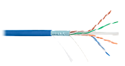 F/UTP 4pair, Cat6, Solid, In, нг(А)-HF (NMC 4240C-BL) / Кабель «витая пара» (LAN) для структурированных систем связи