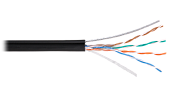 U/UTP 4pair, Cat5e, Solid, Out, SW, PVC (NMC 4805B-BK) / Кабель «витая пара» (LAN) для структурированных систем связи