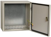 Корпус металлический ЩМП-4.4.2-0 400х400х250 У2 IP54 с монтажной платой (YKM40-442-54) / Корпус металлический с монтажной платой