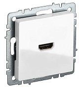 Розетка HDMI BRITE PHDMI-0-БрБ белая (BR-H10-K01) / Розетка HDMI