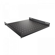 NTSS-FS-H-600-BL 1U нагр.:100кг. 19" 350мм черный / Полка стационарная