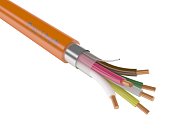 КСПЭВПнг(А)-HF 1х2х0,80 / Кабель не распространяющий горение при групповой прокладке, с пониженным дымо- и газовыделением, с пониженной токсичностью продуктов горения