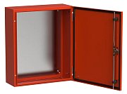 Корпус металлический TITAN 5 ЩМП-60.50.20 600х500х200 УХЛ1 IP66 RAL3020 красный с монтажной платой (TI5-13-N-060-050-020-66) / Корпус металлический с монтажной платой