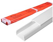 Короб 25х16 мм, белый (Промрукав) (PR03.0050) / Кабель-канал с двойным замком белый 25х16