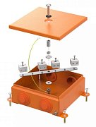 Коробка металлическая огнестойкая 150х150х60 (70-0380-2004-FR6.0-8) / Коробка огнестойкая