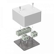 Коробка огнестойкая 85х85х45 (латунь) (40-0460-FR6.0-10-Е60) / Коробка огнестойкая для открытой установки