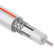 SAT 50 M, CCS/Al/Al, 75%, 75 Ом, 100 м, белый. PROconnect (01-2401-2) / Кабель коаксиальный радиочастотный
