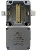 МКС "Мороз", 2ВК, с датчиком вскрытия корпуса (тампером), IP66/IP68, серый / Коробка коммутационная металлическая