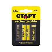 СТАРТ HR03 (AAA, 950mah), упак. 2 шт. БЛИСТЕР / Перезаряжаемые аккумуляторы