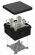 Коробка огнестойкая для о/п двухкомпонентная 100х100х50 (60-0300-9005-FR6.0-8) / Коробка огнестойкая
