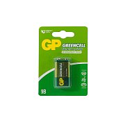 GP GreenCell 9V Крона (GP 1604GLF-2CR1), БЛИСТЕР / Солевая батарейка