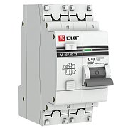 АД-32 1P+N 40А (С) 30мА тип AC эл. 4,5кА  PROxima (DA32-40-30-pro) / Автоматический выключатель дифференциального тока