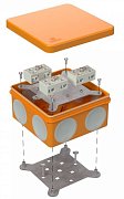 Коробка огнестойкая разветвительная для о/п двухкомпонентная 100х100х50 (60-0300-FR6.0-4-6-Р) / Коробка огнестойкая