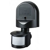 Датчик движения ДД-008 1100Вт 180град 12м IP44 черный (LDD10-008-1100-002)