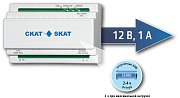 SKAT-12DC-1.0 Li-ion (СКАТ ИБП-12/1-3,2/Li-DIN) (595) / Источник вторичного электропитания резервированный