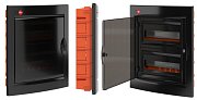Щиток встраиваемый с дверцей 24 модуля IP41 черный (RB24B4TBD) / Щиток встраиваемый, с клеммным блоком 63А